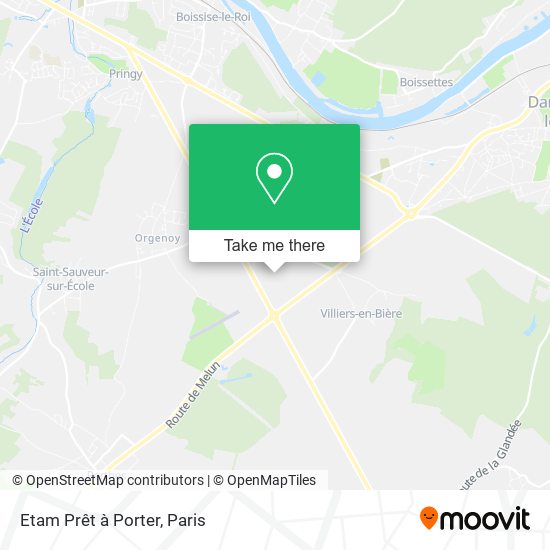 Etam Prêt à Porter map
