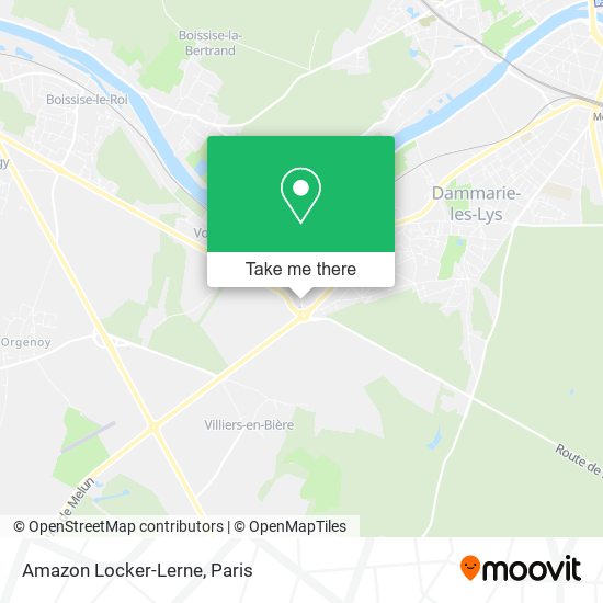 Amazon Locker-Lerne map