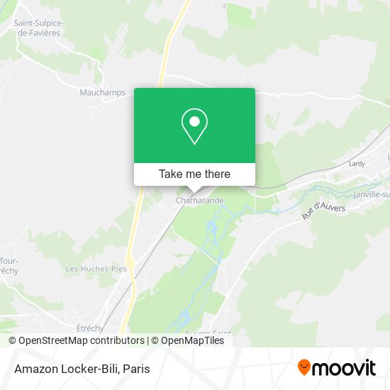 Mapa Amazon Locker-Bili