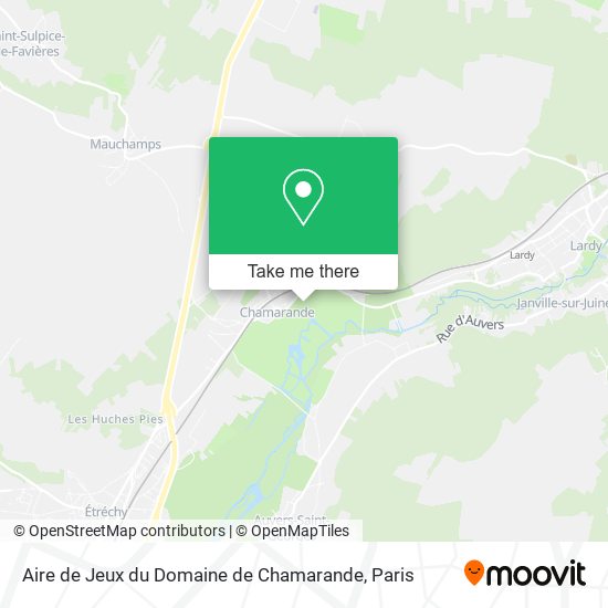 Mapa Aire de Jeux du Domaine de Chamarande