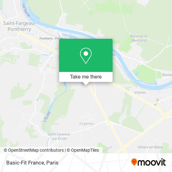 Mapa Basic-Fit France