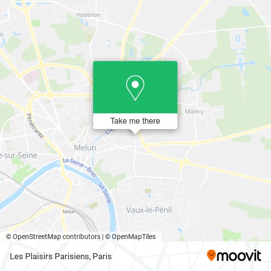 Les Plaisirs Parisiens map