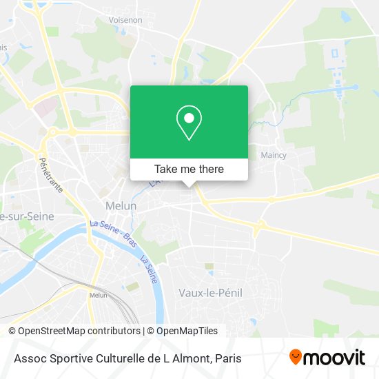 Assoc Sportive Culturelle de L Almont map