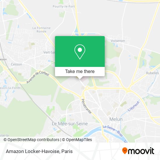 Amazon Locker-Havoise map