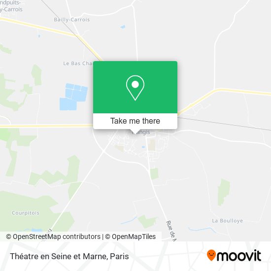 Théatre en Seine et Marne map