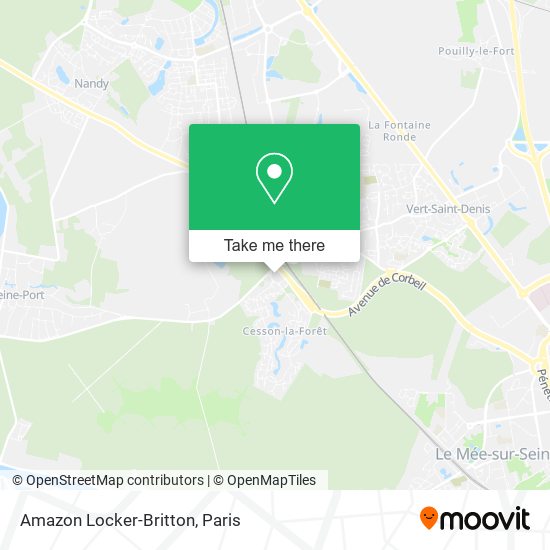 Amazon Locker-Britton map