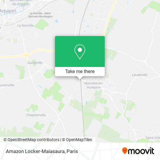 Mapa Amazon Locker-Maiasaura