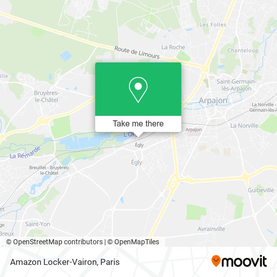 Amazon Locker-Vairon map