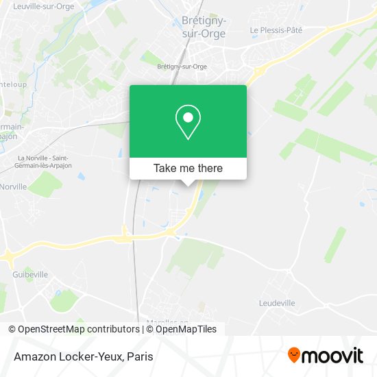 Amazon Locker-Yeux map