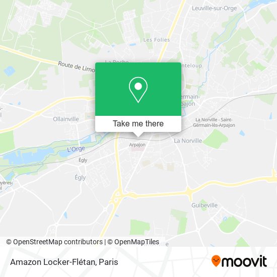 Amazon Locker-Flétan map