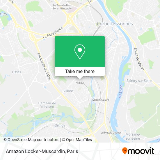 Amazon Locker-Muscardin map