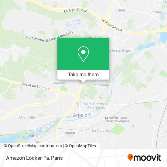 Amazon Locker-Fa map