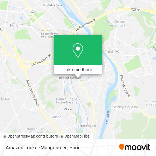 Amazon Locker-Mangosteen map