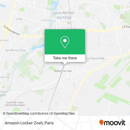 Amazon Locker-Zoeh map