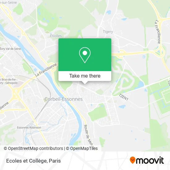 Ecoles et Collège map