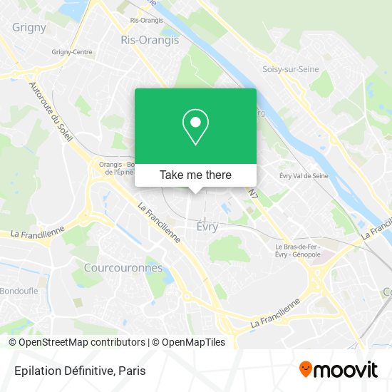 Epilation Définitive map