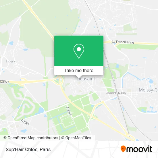 Sup'Hair Chloé map