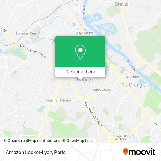 Amazon Locker-Ilyan map