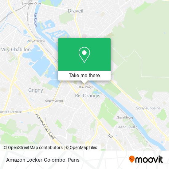 Amazon Locker-Colombo map