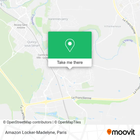 Amazon Locker-Madelyne map