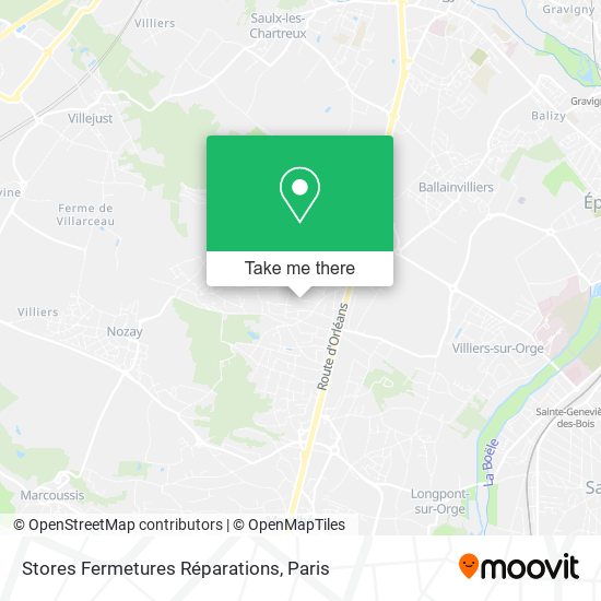 Stores Fermetures Réparations map