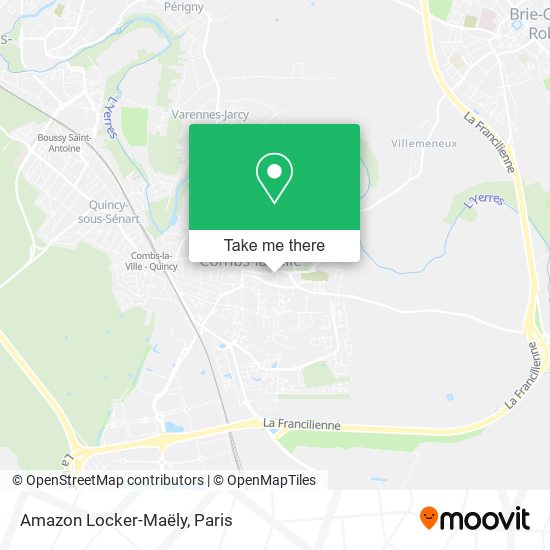 Amazon Locker-Maëly map