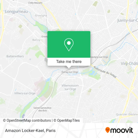 Amazon Locker-Kael map