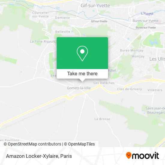Amazon Locker-Xylaire map