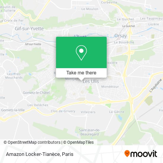 Amazon Locker-Tianèce map