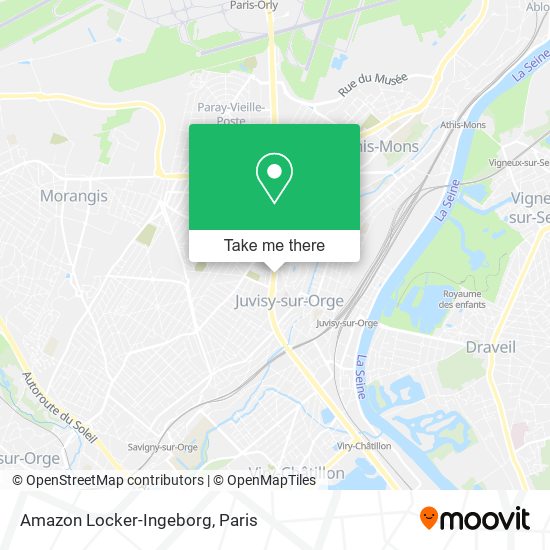 Amazon Locker-Ingeborg map