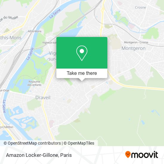 Amazon Locker-Gillone map