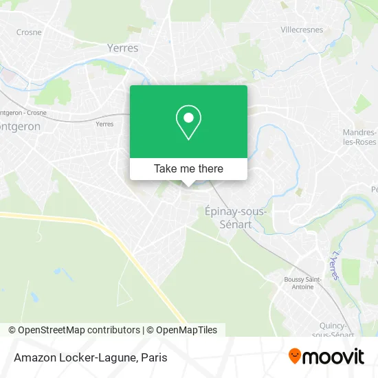 Amazon Locker-Lagune map