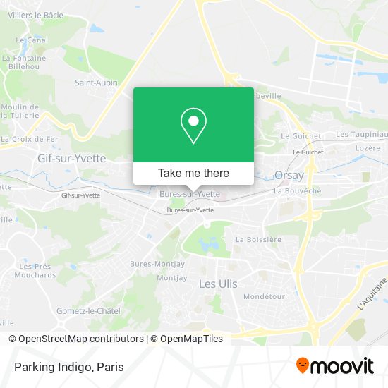 Mapa Parking Indigo