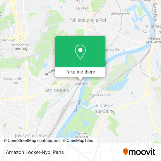 Amazon Locker-Nyo map