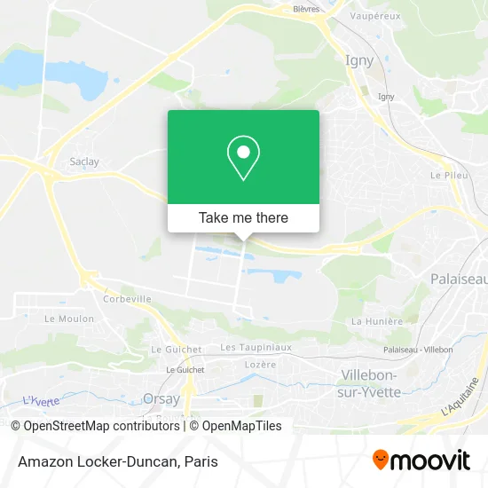 Amazon Locker-Duncan map