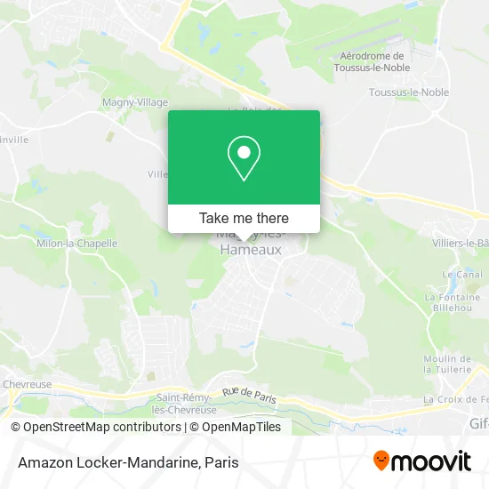 Mapa Amazon Locker-Mandarine