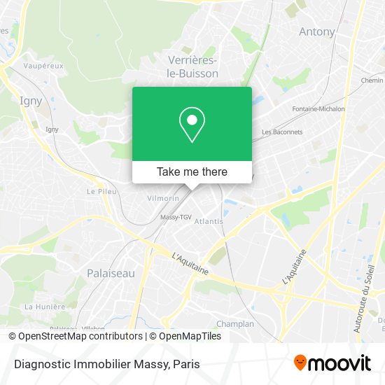 Diagnostic Immobilier Massy map