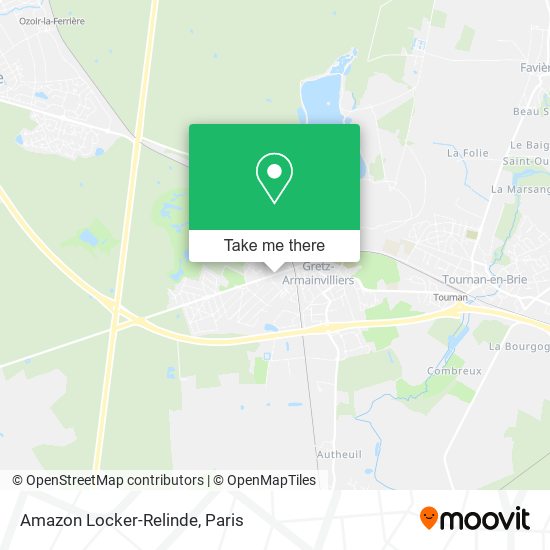 Amazon Locker-Relinde map