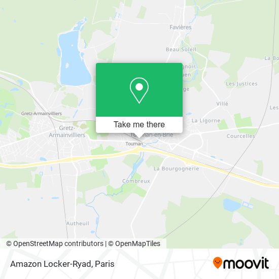Amazon Locker-Ryad map