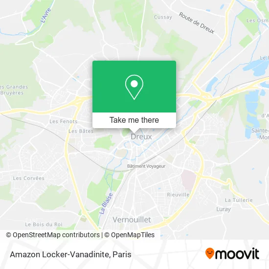Amazon Locker-Vanadinite map