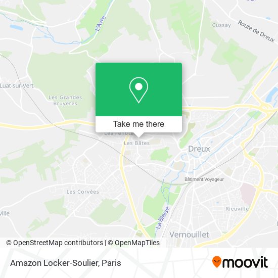 Amazon Locker-Soulier map