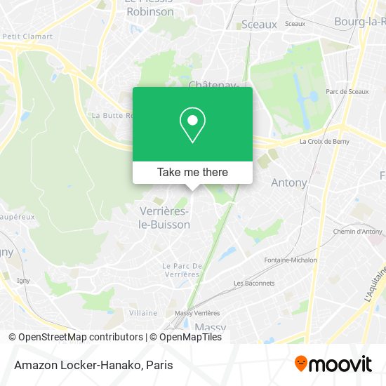 Amazon Locker-Hanako map