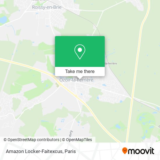 Amazon Locker-Faitexcus map
