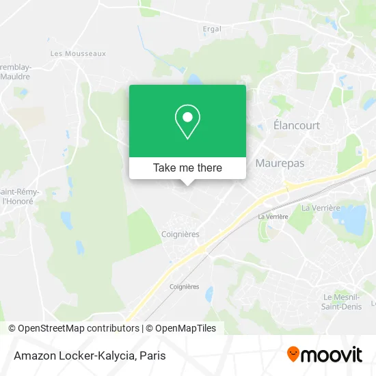 Amazon Locker-Kalycia map