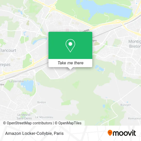 Amazon Locker-Collybie map
