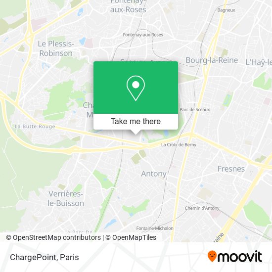 Mapa ChargePoint