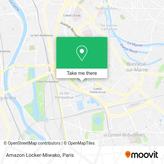 Amazon Locker-Miwako map
