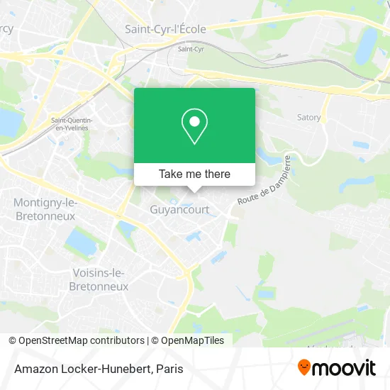 Amazon Locker-Hunebert map