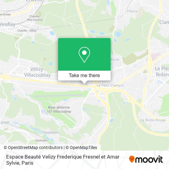 Espace Beauté Velizy Frederique Fresnel et Amar Sylvie map