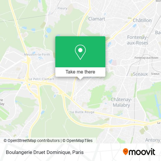 Boulangerie Druet Dominique map